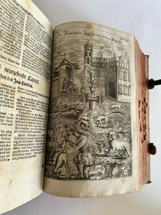 18c Antique book 'Hauk und Land'